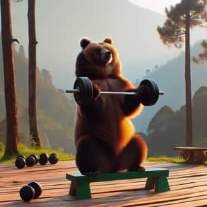 Bear Exercising - Get Inspired by this Active Bear