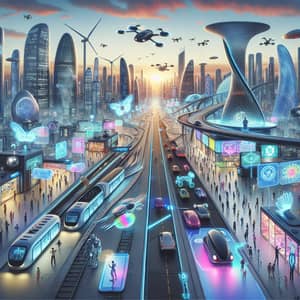 Futuristic Technology: Vision of Advanced Cities - AI