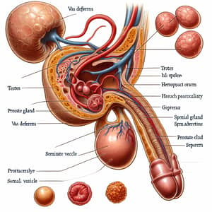 Male Reproductive System Anatomy for Azospermia and Male Infertility