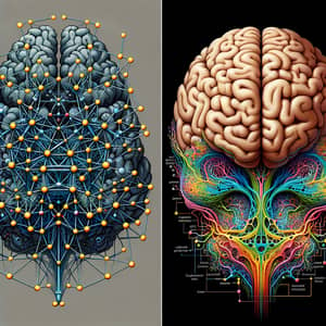 Neural Network vs. Human Brain: A Comparative Illustration