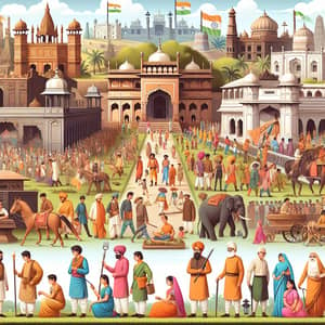 Indian History: Temples, Forts, Festivals & Independence Struggle