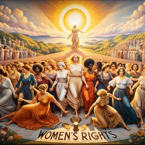 Women's Rights Unity Art | Symbolizing Strength & Resilience
