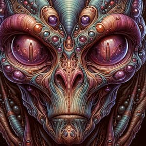 Alien Face: Stunning Extraterrestrial Visage Art