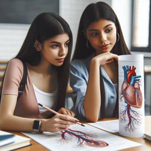 Biology Lesson on Cardiovascular System in Classroom