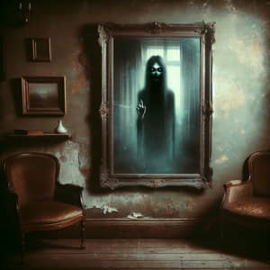 Mysterious Haunting of Antique Mirror: Secrets of Spectral Figure