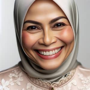 Joyous Malay Woman | Radiant Smile & Sparkling Eyes