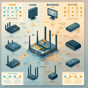 Types of Routers: Home & Business | Infographic