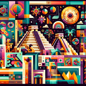 Ancient Maya Civilization: Vibrant Colors & Iconography
