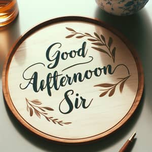 Good Afternoon Sir - Handwritten Warmth and Respect