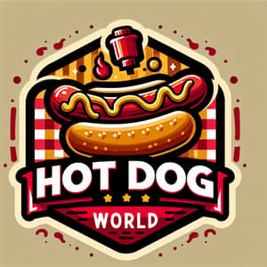 Hot Dog World: Creative Logo for Hot Dog Project