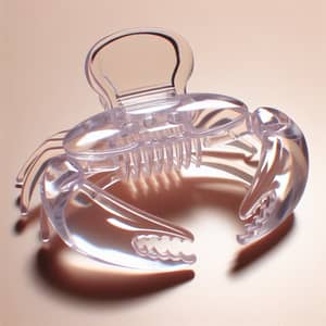 Plastic Hair Crab Clip with Strong Clamping Mechanism