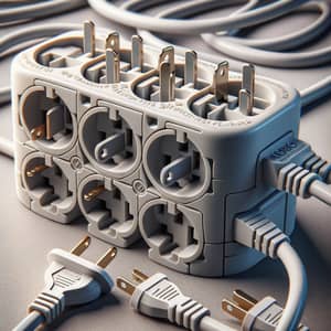 Robust Multiplug with Flame-Resistant Plastic | Functional Design