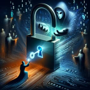 Protect Your Digital Life: Cybersecurity Illustration