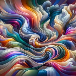 Luxurious Silk Painting in Motion | Abstract Art with Vibrant Colors