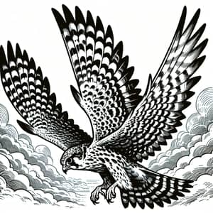 Majestic Falcon Soaring High | Answering the Call of Nature