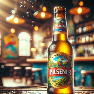 Authentic Ecuadorian PILSENER Beer in Glass Bottle | Heritage & Culture