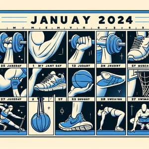Detailed Training Calendar for January 2024 | Sports Images