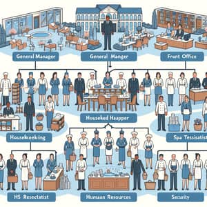 Organizational Chart for Hotel Resort | Roles & Departments Explained