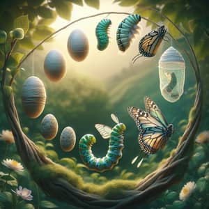 Metamorphosis: Egg to Butterfly - Life's Natural Transformation
