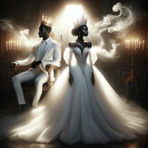 Mystical Monarchial Couple in Throne Room of New Jerusalem