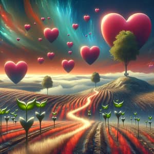 Surrealistic Landscape: Self-Love & Personal Growth in Modern Relationships