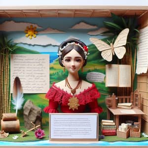 Rizal's Girlfriend Diorama: Tribute to Maria Clara
