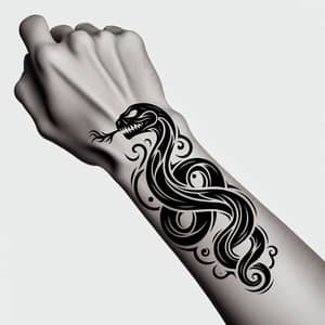 Harry Potter Dark Mark Tattoo Design