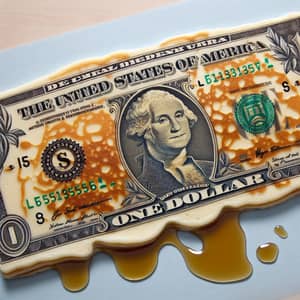 American Dollar Bill Pancake Transformation | Breakfast Scene