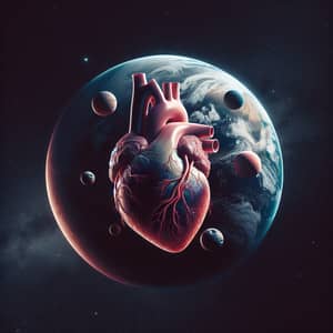 Heart-Planet: Merging Human Heart and Planet in Space