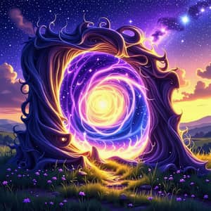 Enchanting Mystical Portal | Cosmic Energy Vortex