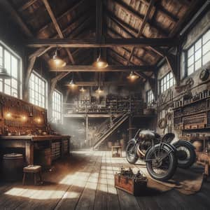Vintage Loft Garage - Historical Charm and Nostalgia