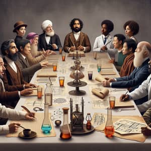 Top 10 Influential Scientists Who Changed the World - Dinner Table Gathering
