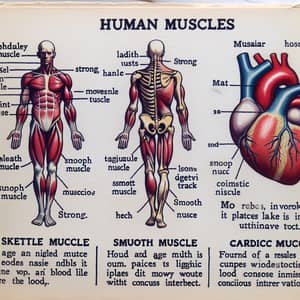 Types of Human Muscles: Skeletal, Smooth, Cardiac