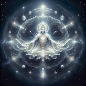 Divine Transcendental Entity Illustration | Universal Compassion
