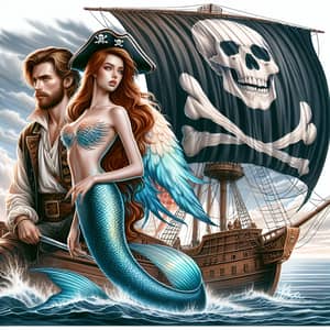 Handsome Pirate & Beautiful Mermaid in Love | Christopher Moody Ship