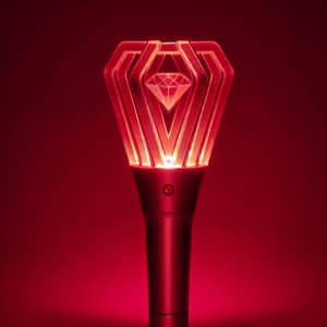 Aerys K-Pop Girl Group Red Lightstick with Diamond