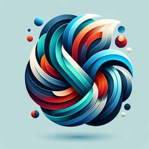 Creative Logo Design with Abstract Shapes and Vivid Colors