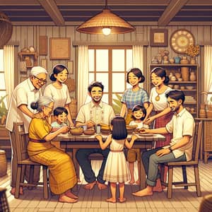 Traditional Filipino Family Living Together | Warm & Loving Household
