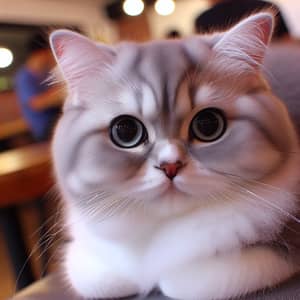 Adorable Chubby Cat - Cute Feline Images
