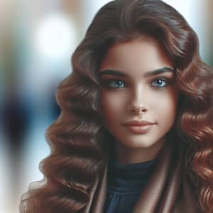 Beautiful Girl with Stylish Hair | Unique Presence