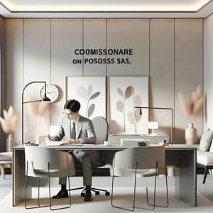 Minimalistic Office Design with Asian Commissionaire | Apports SAS
