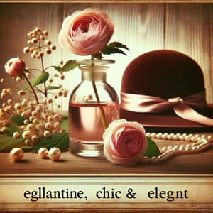Eglantine: Chic & Elegant | Delicate Rose Fashion Scene