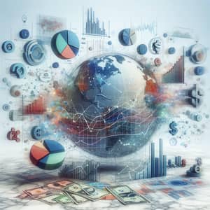 Global Financial Market | Colorful Graphs & Charts