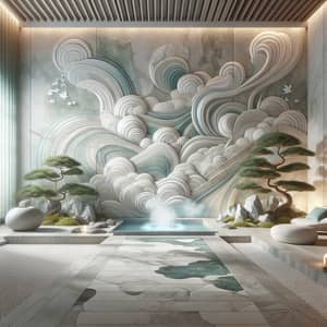 Luxurious Spa Experience: Abstract Nature Serenity