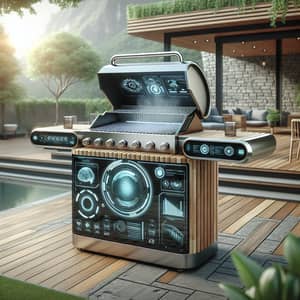 Innovative Futuristic BBQ Design | High-Tech Features
