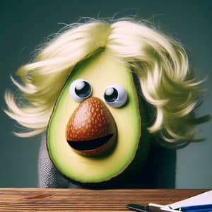 Whimsical Avocado Therapist: Enthusiastic and Engaging