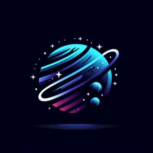 Sleek & Futuristic Cosmos-Inspired Logo Design