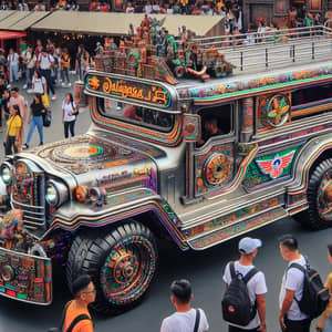 Vibrant Modern Filipino Jeepney: Cultural Heritage on Wheels