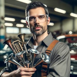 Vintage Car Horns: Mechanical Enthusiast's showcase
