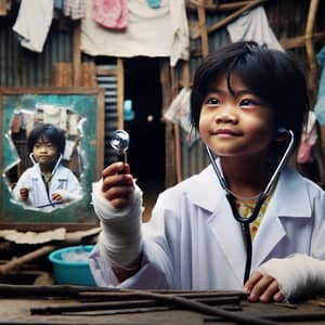 Empowering Story of a Young Asian Girl Aspiring to Become a Doctor